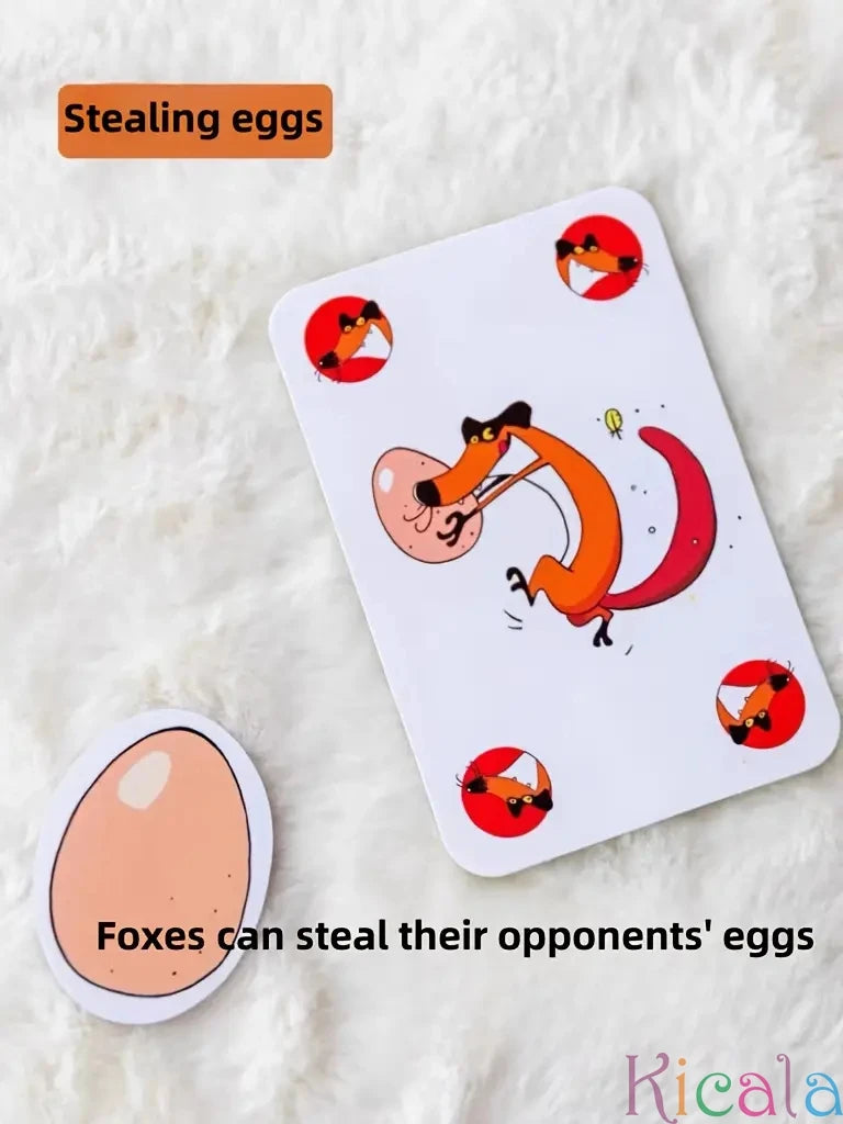 Educational Smart Toys for Kids Chick Run Logic Reasoning Strategy Card Game Learning Educational Toys Kids Card for gifts
