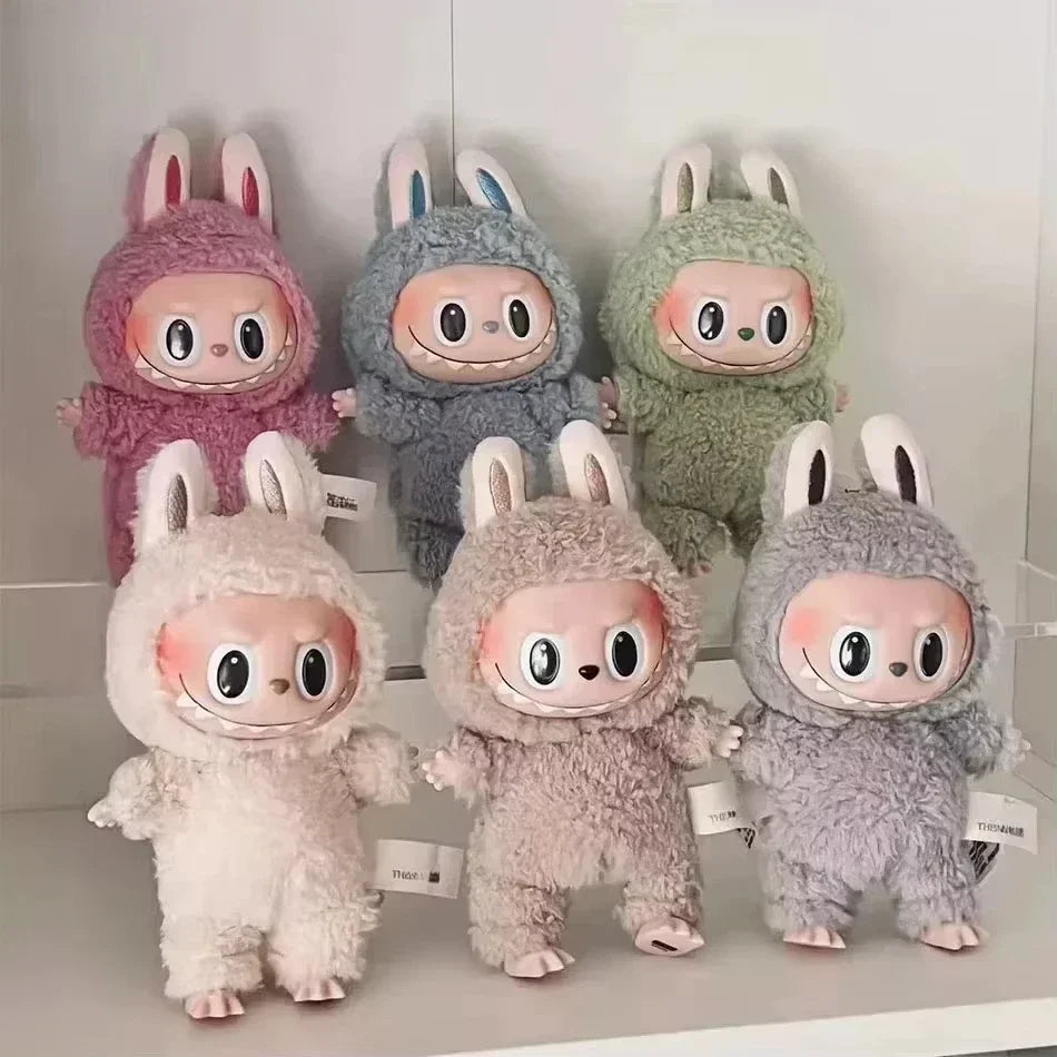 2025 New Labubu V3 Generation Series THE MONSTERS Have a Seat  Vinyl Face Plush Toy Series Blind Box Heartbeat Macaron 3rd