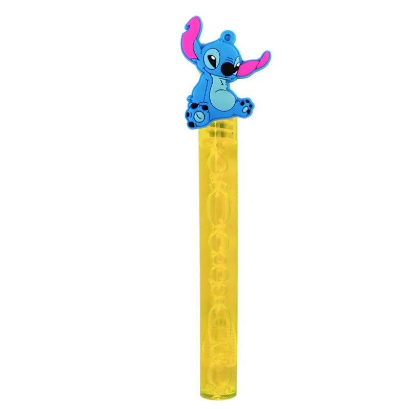 1set Lilo&Stitch Bubble Stick Cartoon Portable Mini Bubble Stick Cartoon Bubble Blowing Stick Children's Toy Birthday Party Gift