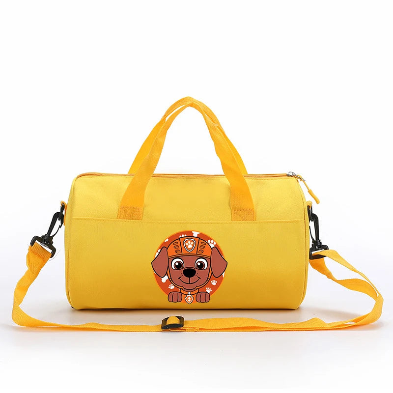 PAW Patrols Kids Cute Barrel Duffel Bag Children Anime Printed Travel Bag Boy Cartoon Fashion Luggage Girl Casual Handbags Gifts