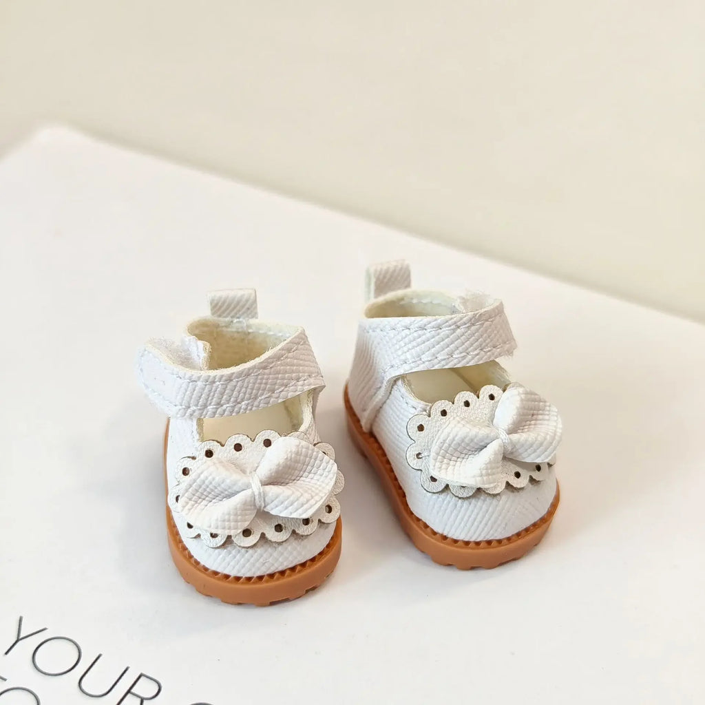 Cute 17cm Labubu Idol Doll Outfit Camellia Dress Bag Shoes Set The Monster Sitting Party Collection Mini DIY