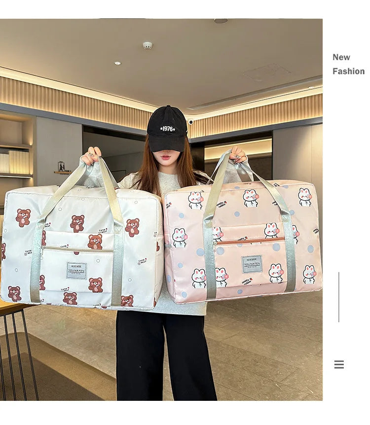 Large Capacity Travel Bag Portable Business Trip Light Portable Student Trolley Case Luggage Bag Maternity Storage Bag for Girls