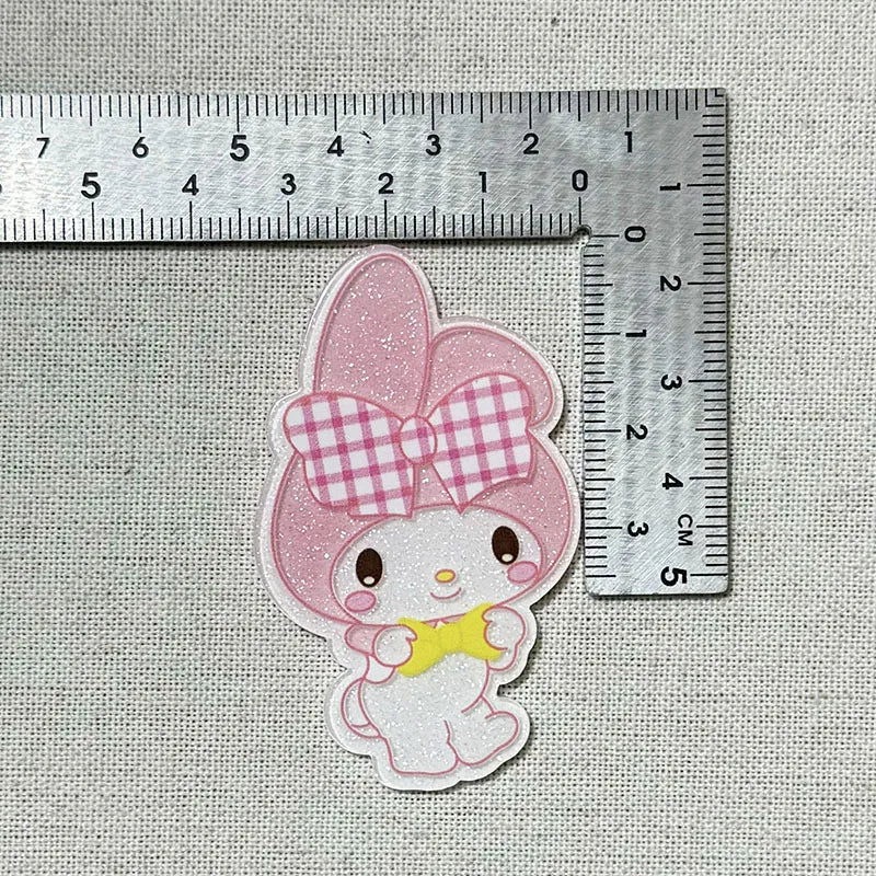 2pcs Cartoon Sanrio Acrylic Flatback Accessories DIY Hair Accessories Hairpin Jewelry Jewelry Mobile Phone Case Charms