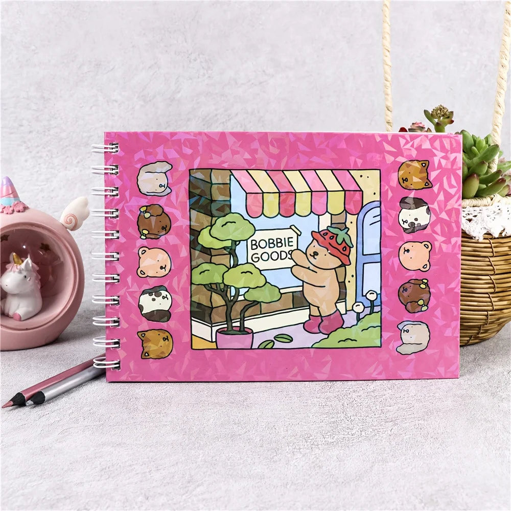 BOBBIE GOODS Coloring Book a coloring book with creative and interesting graffiti Painting Paper Drawing  Doodle Book Doodle Boo