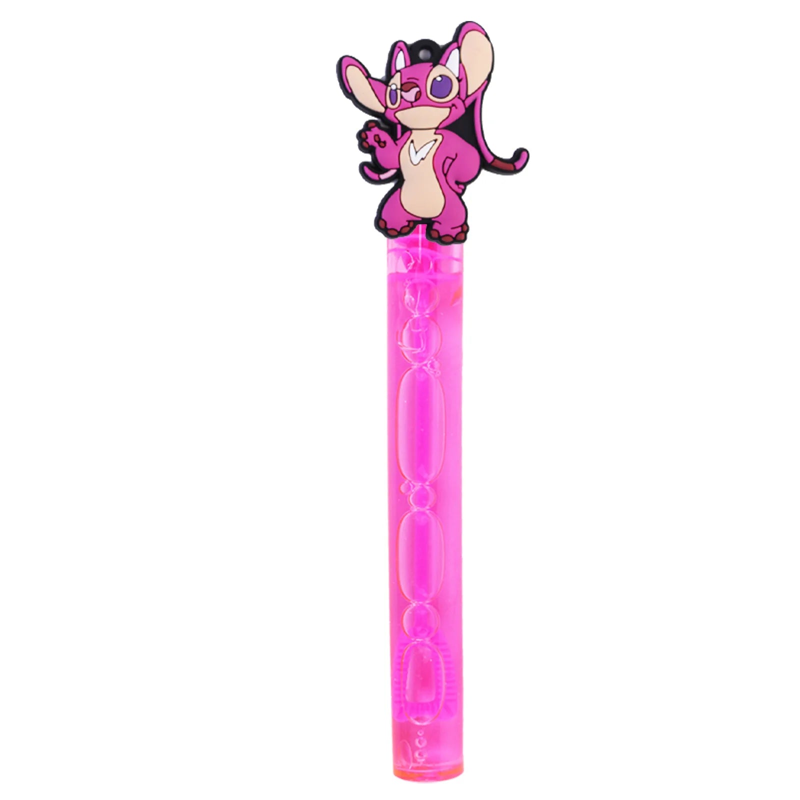 1set Lilo&Stitch Bubble Stick Cartoon Portable Mini Bubble Stick Cartoon Bubble Blowing Stick Children's Toy Birthday Party Gift