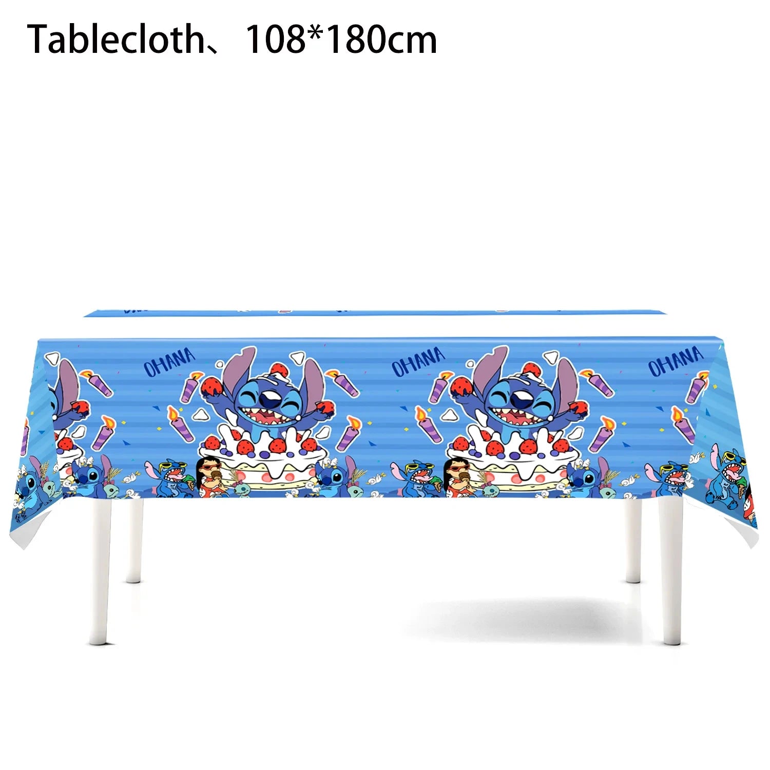 Lilo Stitch Party Tablecloth Stitch Party Decorations Stitch Happy Birthday Events Party Table Cover Kids Boys Girls Favors