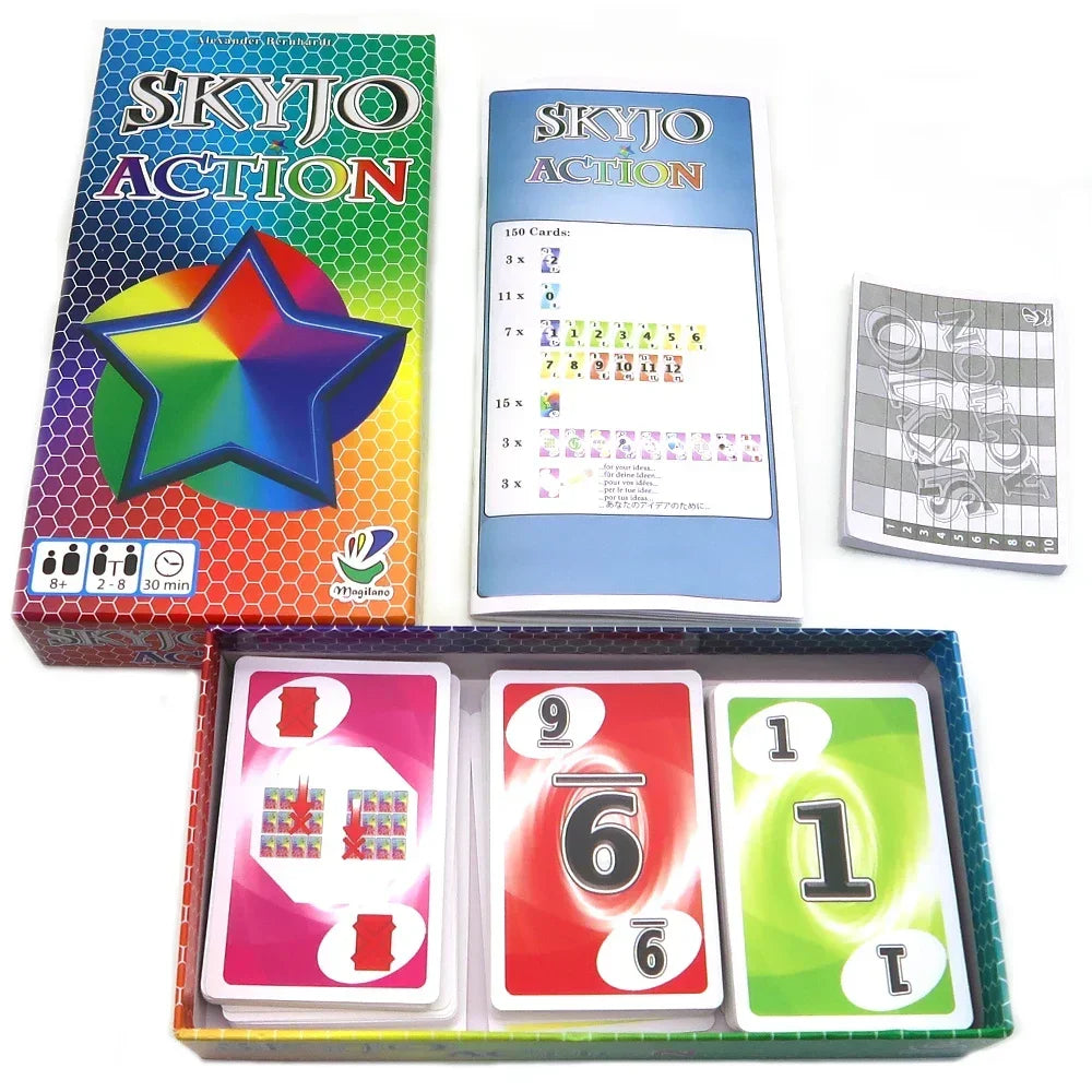 SKYJO By Magilano - The Entertaining Card Game For Kids And Adults. The Ideal Ga Board Game SKYJO ACTION