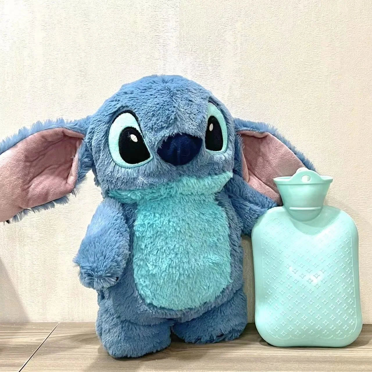 Turo Lilo Stitch Angel Lotso Plush Hand Warm Bag Hot Water Bottles Kawaii Soft Winter Portable Warm Hand Bag Toy Birthday Gifts