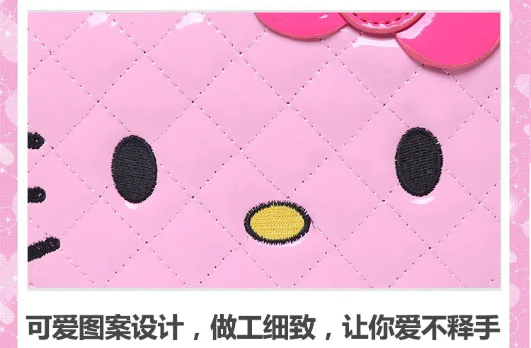 New Hello Kitty Girls Shoulder Bags Cute Cartoon Waterproof Messenger Bag Fashion Kids Anime Handbag Gifts Birthday Gifts