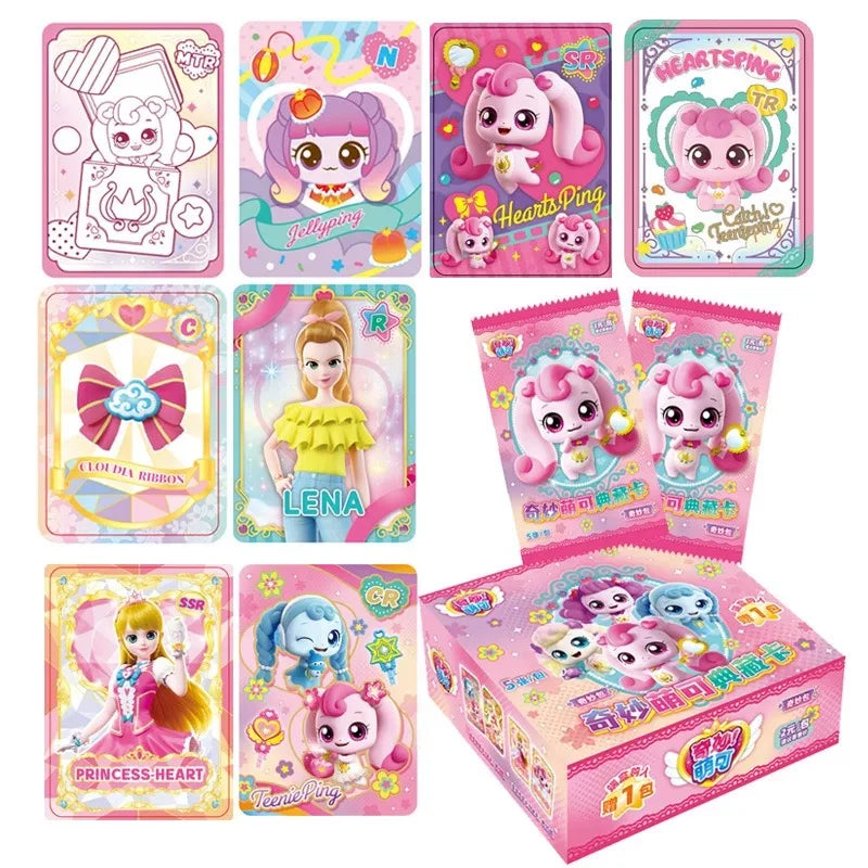 Kawaii Catch Teenieping  Teenieping Collection Card Mysterious Box Classic Tr Card Blind Box Colored Christmas Gift For Kids Toy