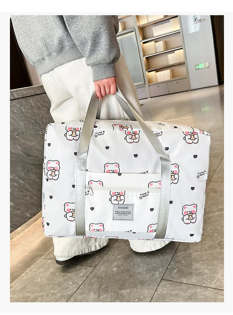 Large Capacity Travel Bag Portable Business Trip Light Portable Student Trolley Case Luggage Bag Maternity Storage Bag for Girls