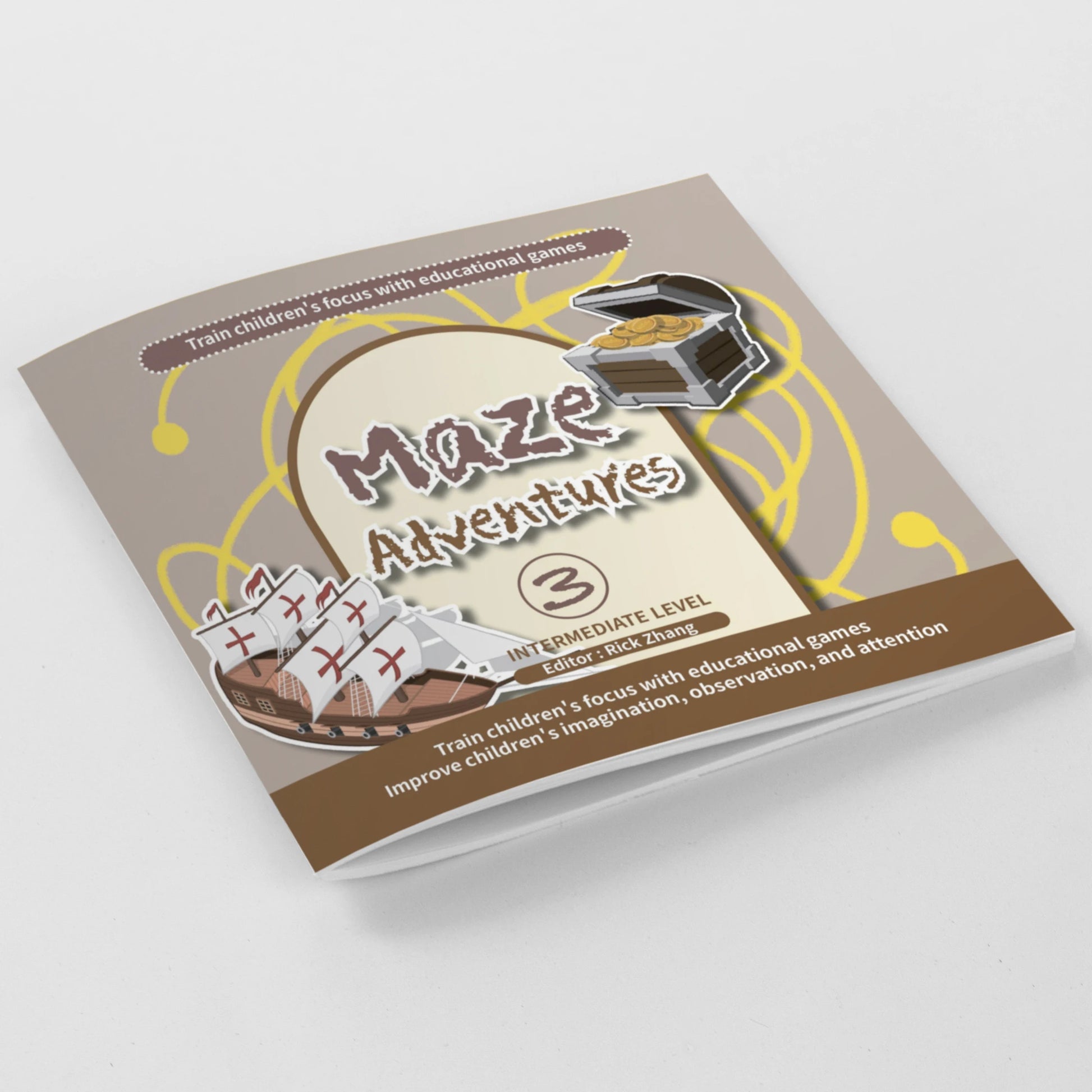 Interactive Maze Puzzle Book for Kids: Fun and Educational Adventures to Enhance Problem-Solving and Critical Thinking Skills