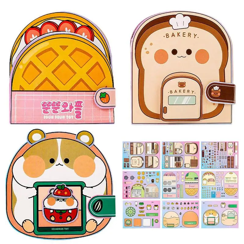 Montessori Busy Book for Kids Sticker Quiet Activity Book Early Educational Toy toddlers Matching Puzzles Game Birthday Gifts