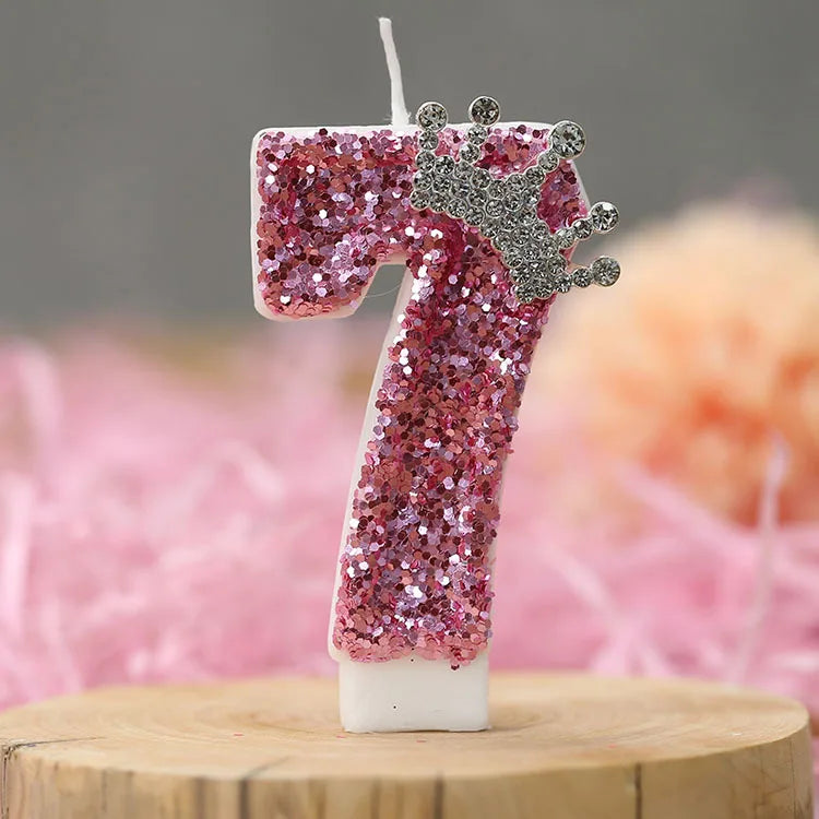 Sparklers Birthday Candle 1 Years Pink Unicorn Original Birthday Candles for Cake Blue Children's Birthday Candle
