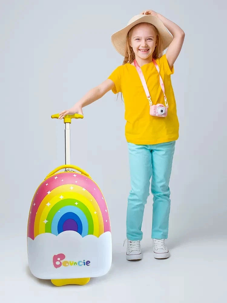 Children's 16 inch Luggage Suitcase Set Backpack Girls Cartoon Travel Trolley Luggage Bag For boys Boarding Suitcase For Kids