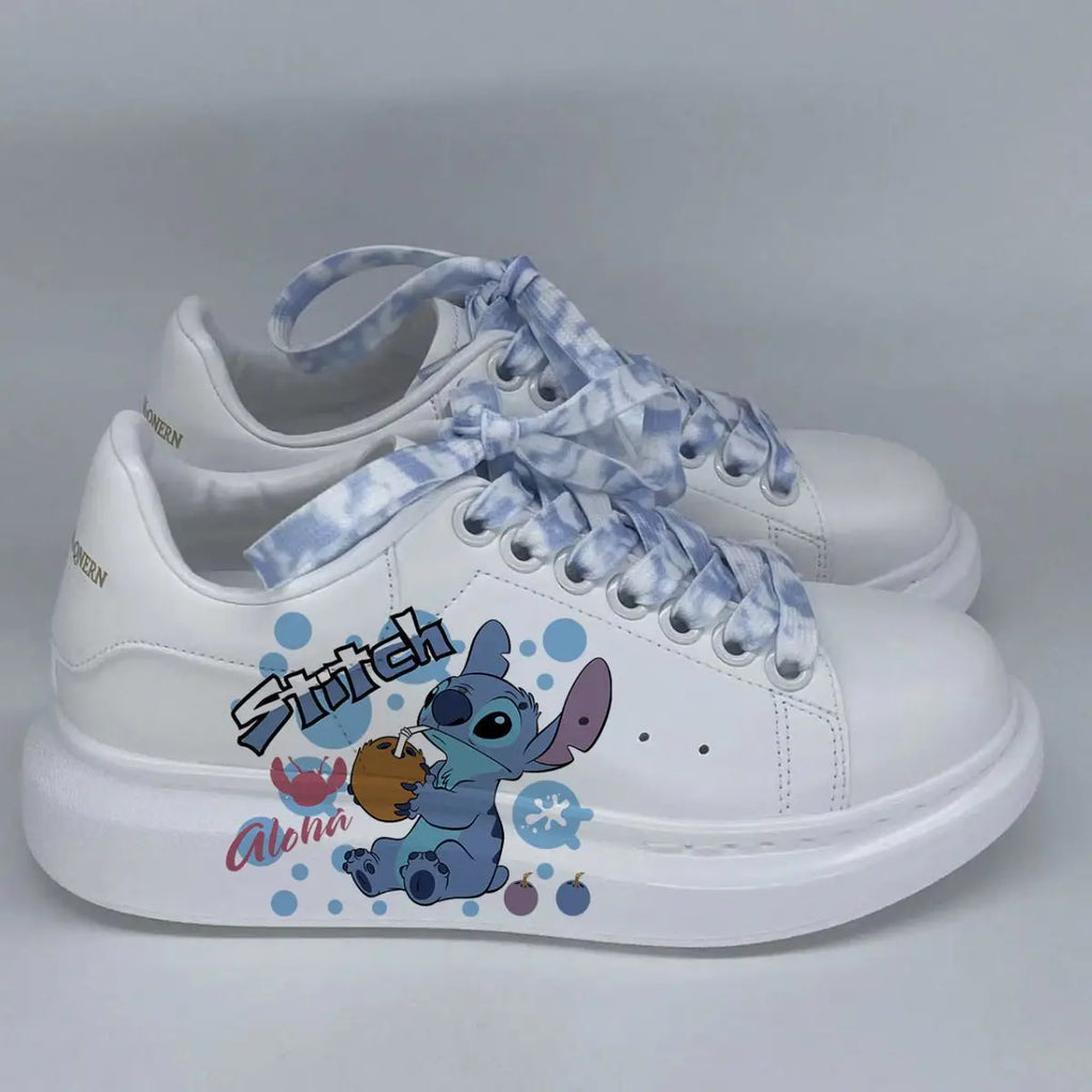 Lilo & Stitch Sneakers Kawaii Cartoon Stitch Shoes Little Monster Pattern Shoes Fashion Casual Sports Shoes