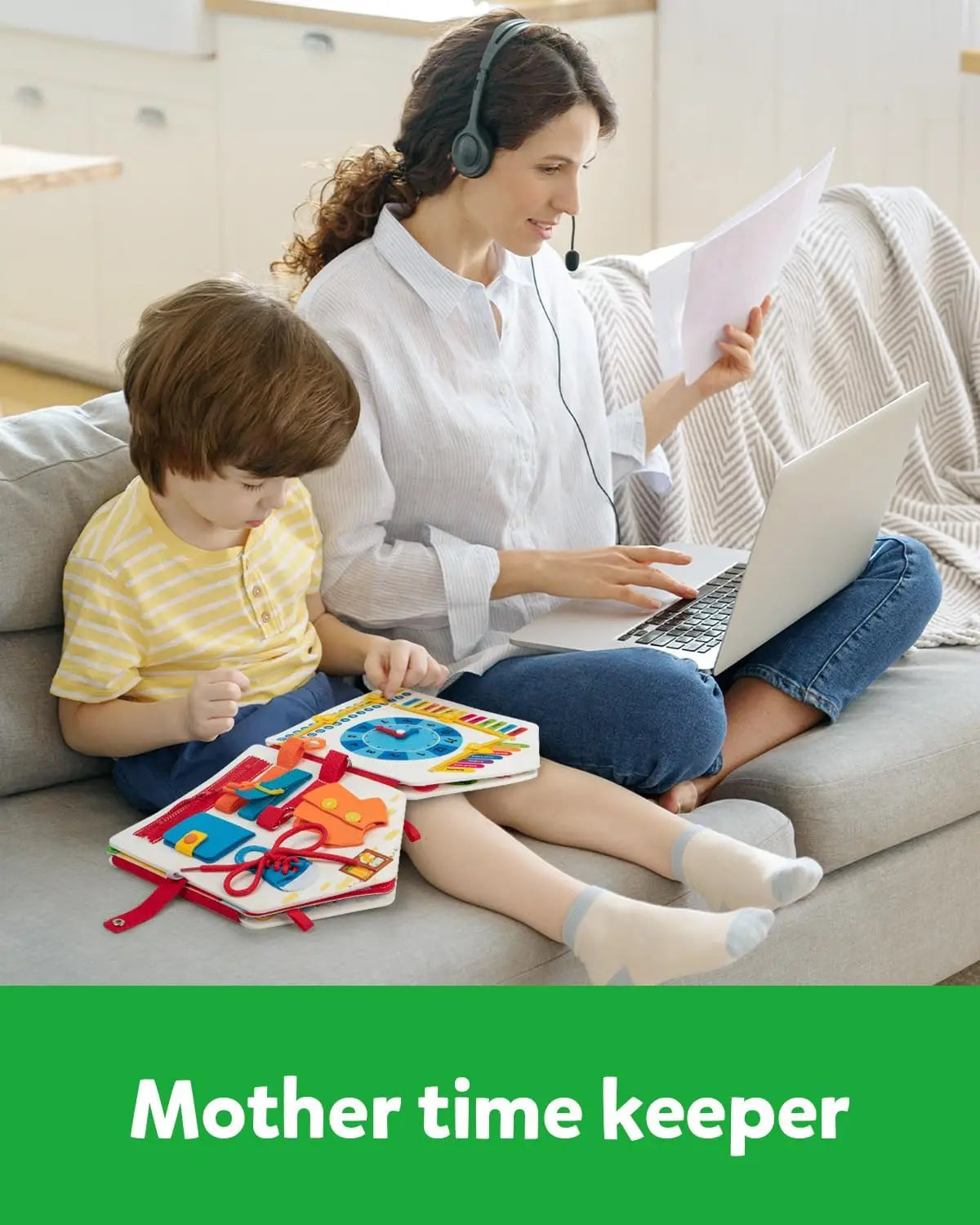 Toddler Felt Montessori Busy Book Activity Sensory Boards Fine Motor Skill Quiet Book Toys Preschool Learning Educational Gift