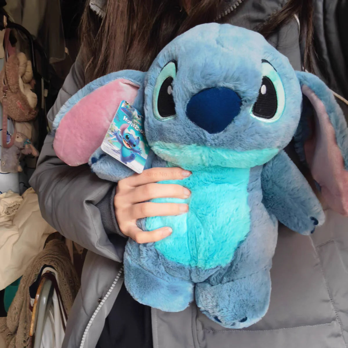 Turo Lilo Stitch Angel Lotso Plush Hand Warm Bag Hot Water Bottles Kawaii Soft Winter Portable Warm Hand Bag Toy Birthday Gifts