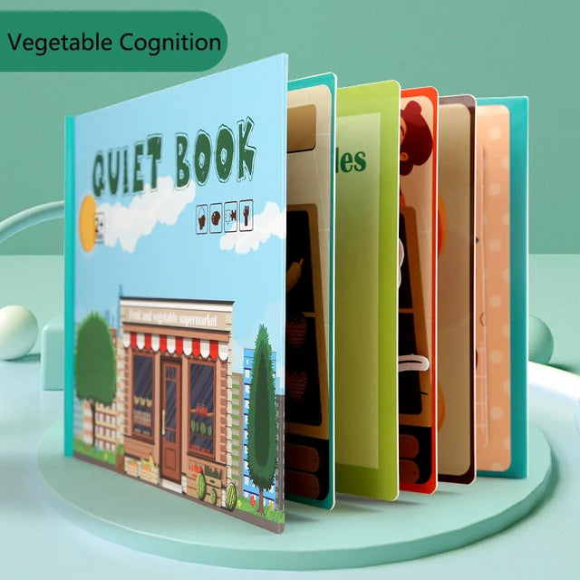Montessori Busy Book For Kids 2 3 4 Years Preschool Kids Learning Toys Toddlers Activity Book Montessori Baby Toys Book