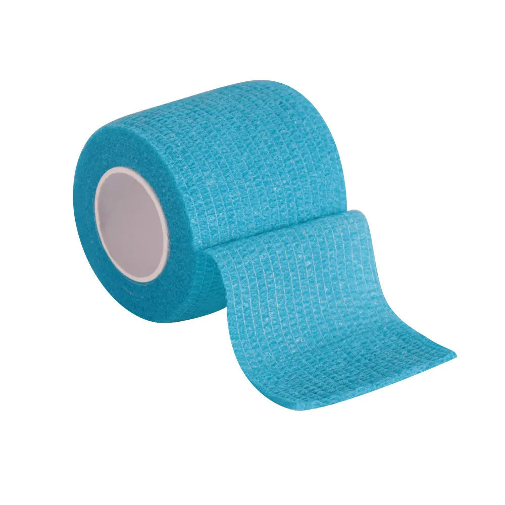 1Roll 2.5/5/10cm*4.5m Gauze Medical Bandage Self-adhesive Breathable Elastic Bandages for Sports Fixing Finger Wrist Leg Tapes