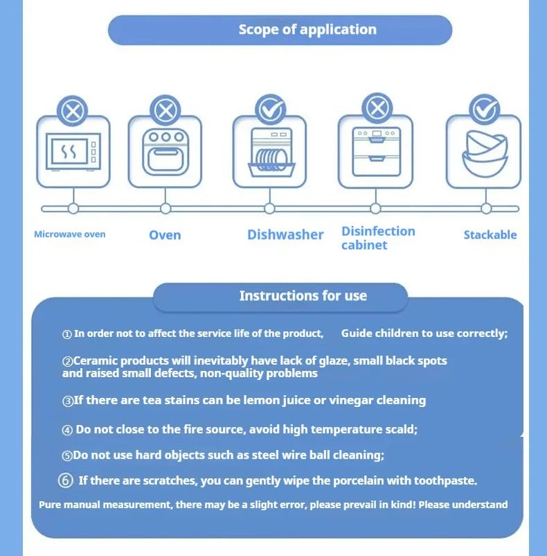 Stitch Salad Bowl Dinner Plates Household Ceramic Plate Cute Styling Rice Bowl Resistant Tableware Kid Water Cup Coffee Mug Gift