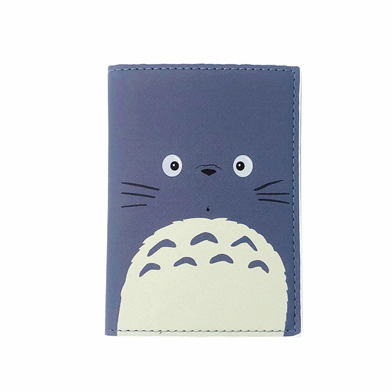 Anime Cartoon Passport Cover Women Girl ID Bank Card Address Holder Boarding Travel Accessories PU Leather Passport Case Wallet