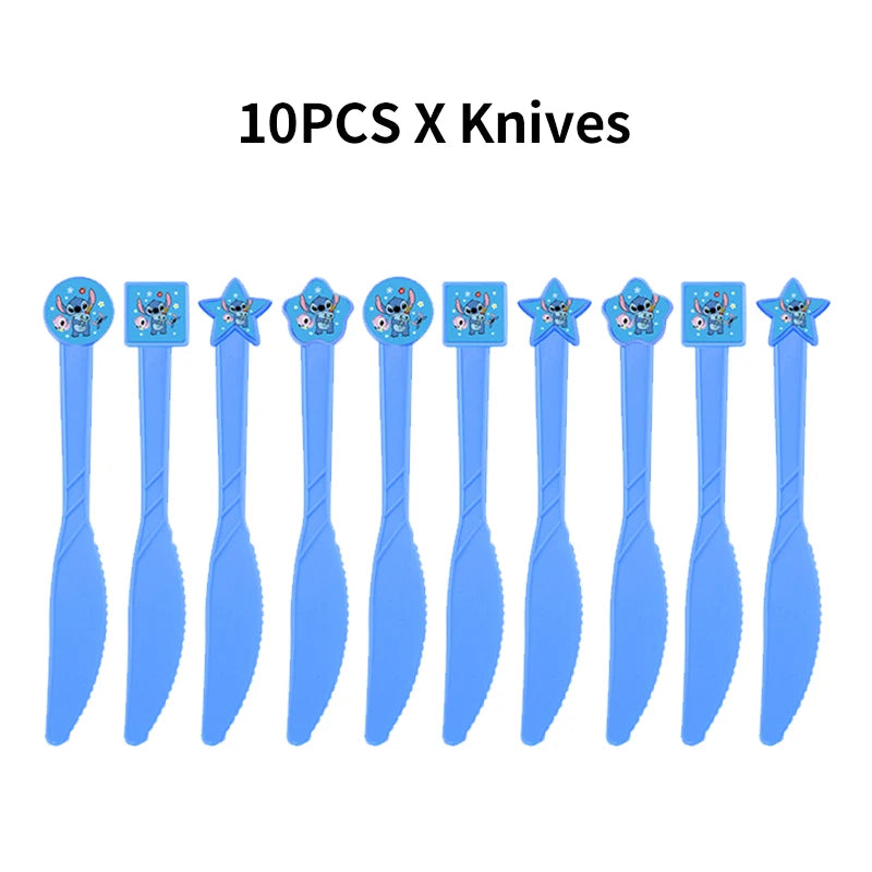 New Stitch Birthday Party Decoration Tableware Balloons Cups Plates Banner Straws Lilo And Stitch Theme Party Supplies Toy Gifts