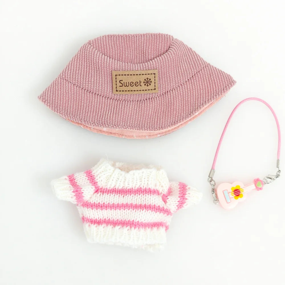 Only Labbubu Clothes Labubu Doll Accessories Kawaii Jewelry Cute Doll Ornament Christmas Gift Creative Labubu Keyring Kids Toys