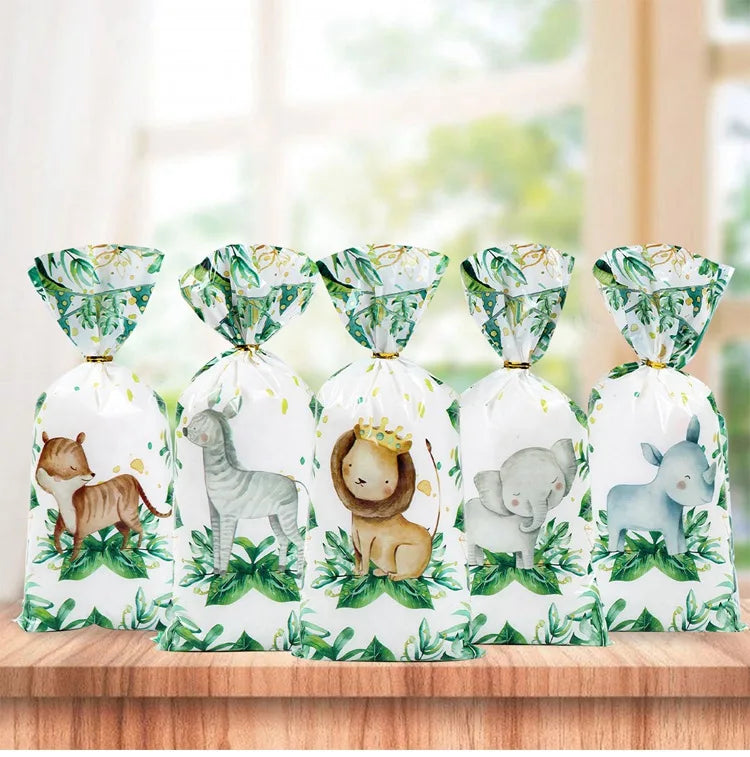 25/50/100pcs Unicorn Candy Bags Gift Packing Bags Birthday Party Decor Gift Bag for Guest Girl Birthday Supplies Baby Shower