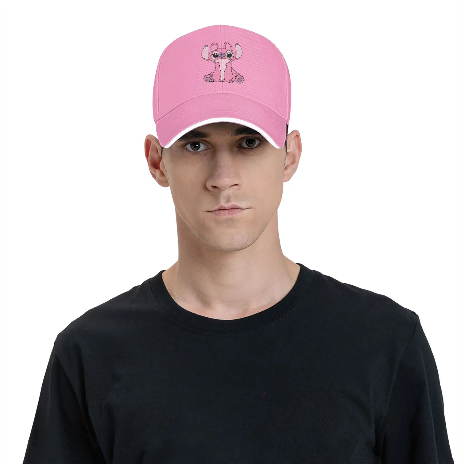 Stitch Angel Lilo Baseball Caps Vintage Kawaii Anime  Sandwich Cap for Men Women Adjustable Dad Hat Outdoor