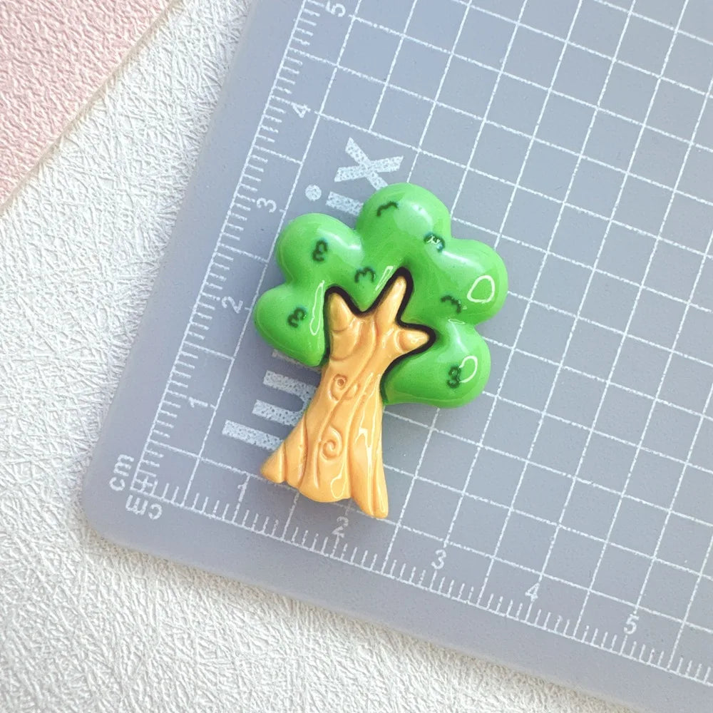 20pc Balloon Camera Fruit Tree Cartoon Resin Charms DIY Cream Gel Hair Clips Scrunchies Phone Case Craft Supplies for Kids Girls
