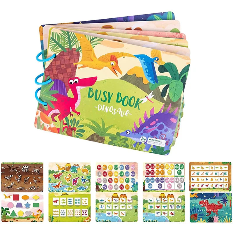 Montessori Busy Book For Kids 2 3 4 Years Preschool Kids Learning Toys Toddlers Activity Book Montessori Baby Toys Book