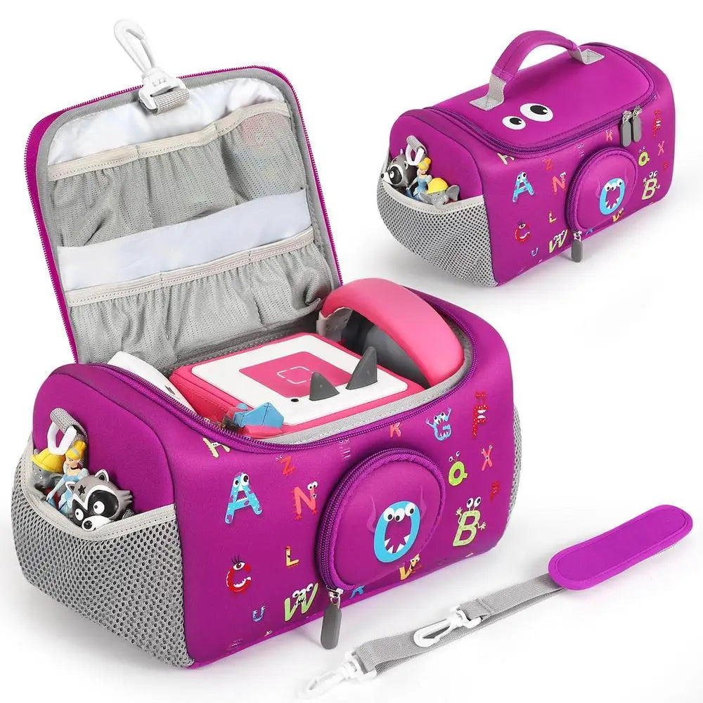 Musical Toy Storage Bag Travel Carrying Bag for Toniebox Organizer Case Storage Holder Box for Tonies Characters & Audio Player