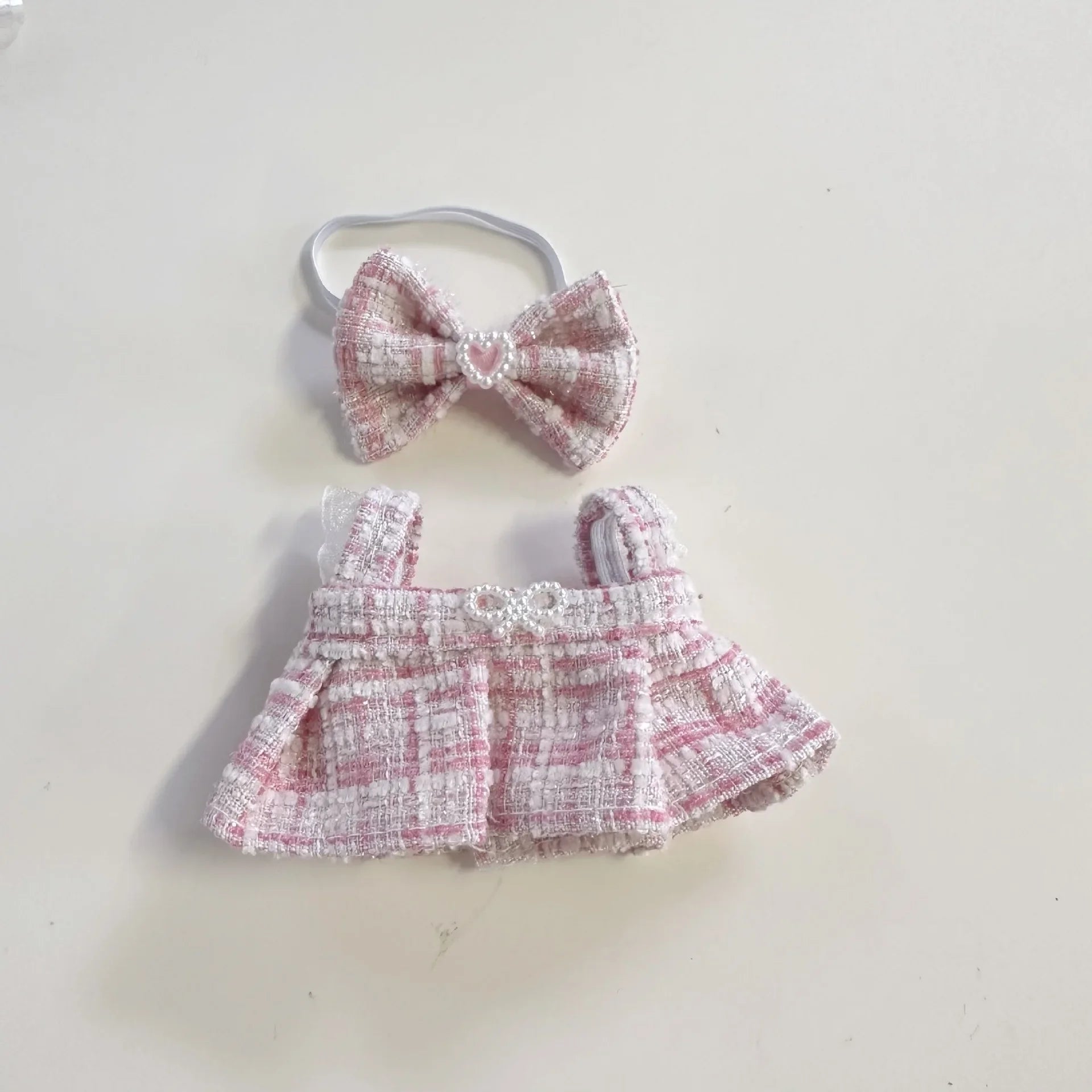 17cm Mini Plush Doll'S Clothes Outfit Accessories For Korea Kpop Exo Labubu Idol suit Clothing Gift