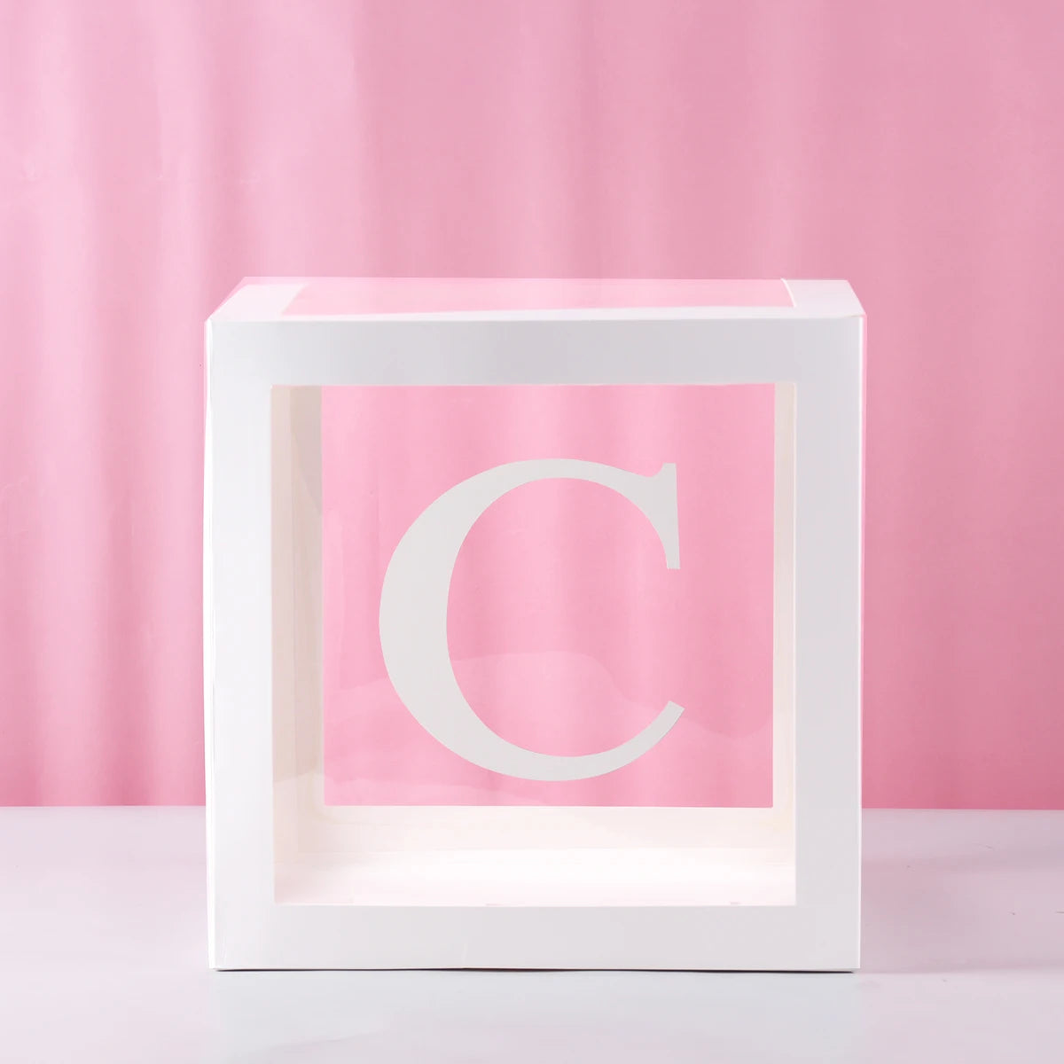 Transparent Balloon Box Baby Shower Decoration Boy Girl 1st Birthday Party Decorations Kids Wedding Decor Babyshower Supplies