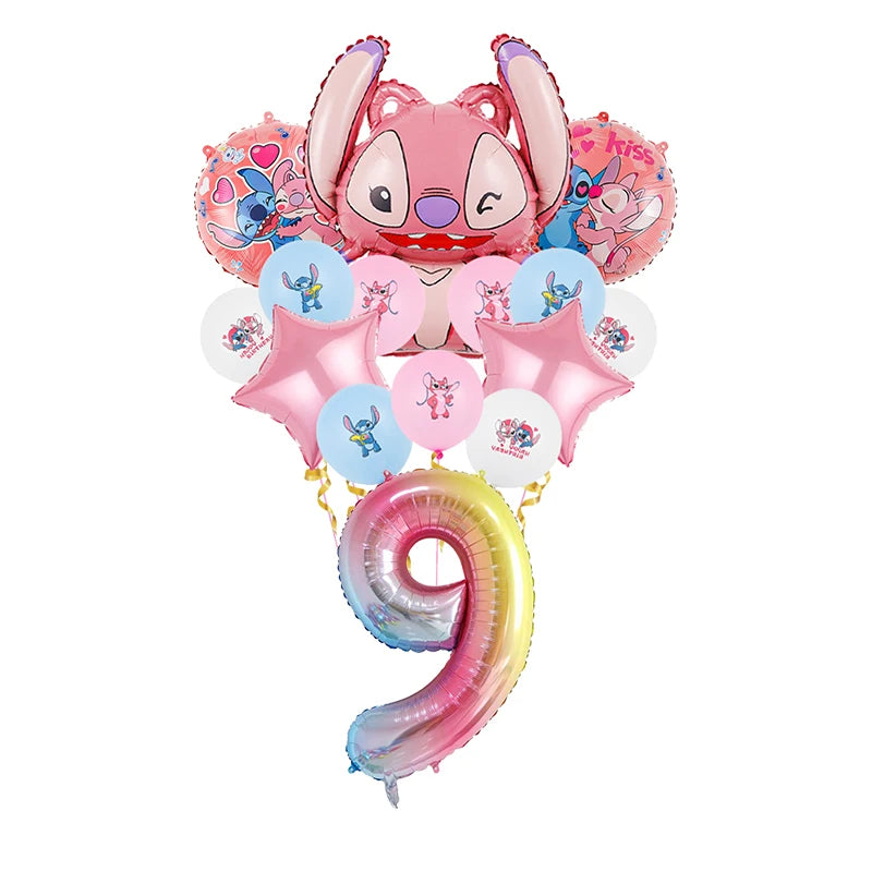 Lilo And Stitch Birthday Decorations Stitch Birthday Girl Party Decor Supplies Balloons Backdrop Banner Plates Cups Tablecloth