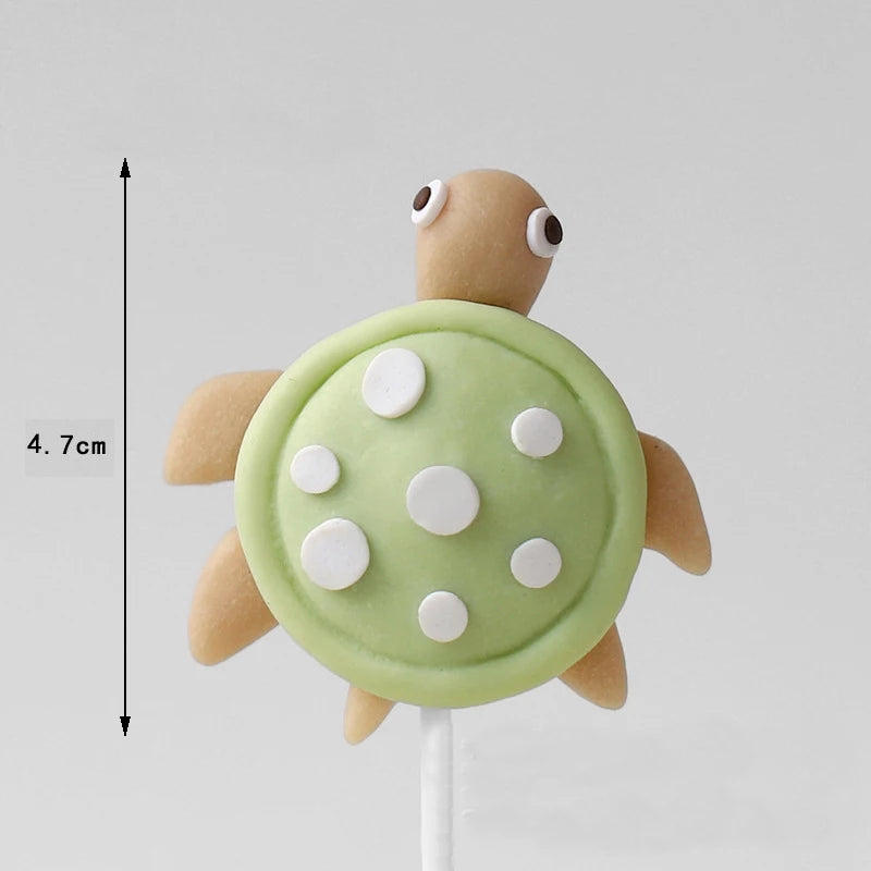 Birthday Cake Decor Mermaid Starfish Shell Cake Topper Fish Topper Under The Sea Cake Topper Ocean Theme Birthday Party Supplies