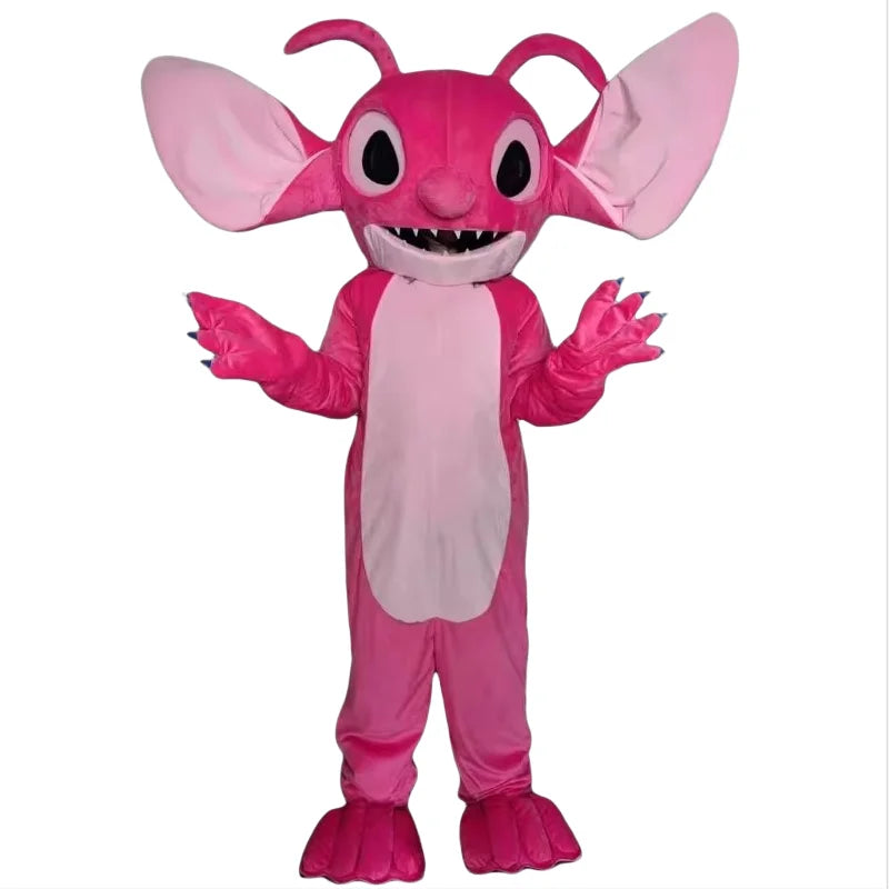 Blue Lilo & Stitch Mascot Costume Mouse Mickey Minnie Cartoon character Cosplay Advertising Fancy Dress Animal Carnival Party Su