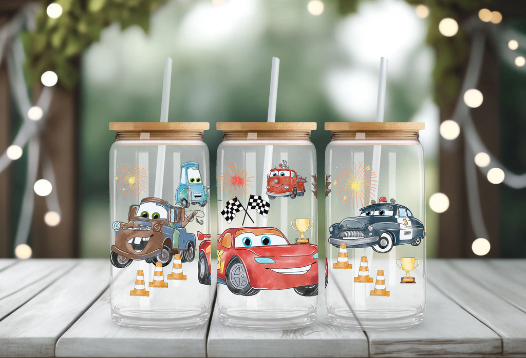 Mickey Stitch Cars Winnie the Pooh UV DTF Cup Wrap UV Self-Adhesive Cartoon Stickers Innovative Cup Embellishments
