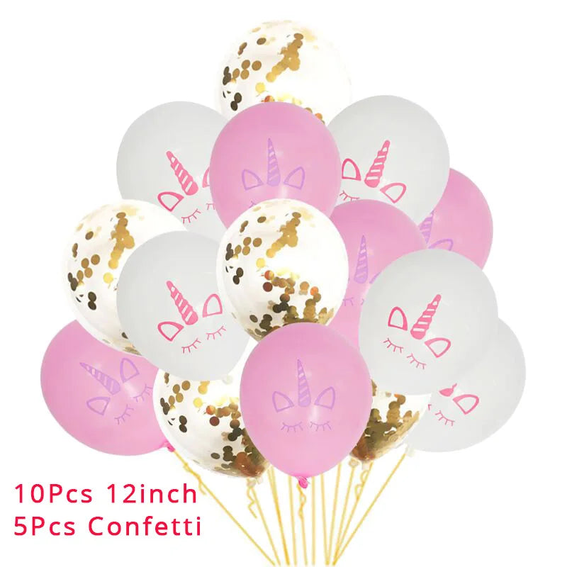 Unicorn Birthday Decorations for Girl Plate Napkin Cup cake topper Unicorn Party Supplies Kids Birthday Party Decor Baby Shower