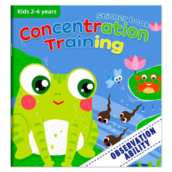 Baby Toys Sticker Book Multiple Scenarios Cartoon DIY Sticker Puzzle Educational Cognition Learning Toys for Kids Age 2-6 Gift