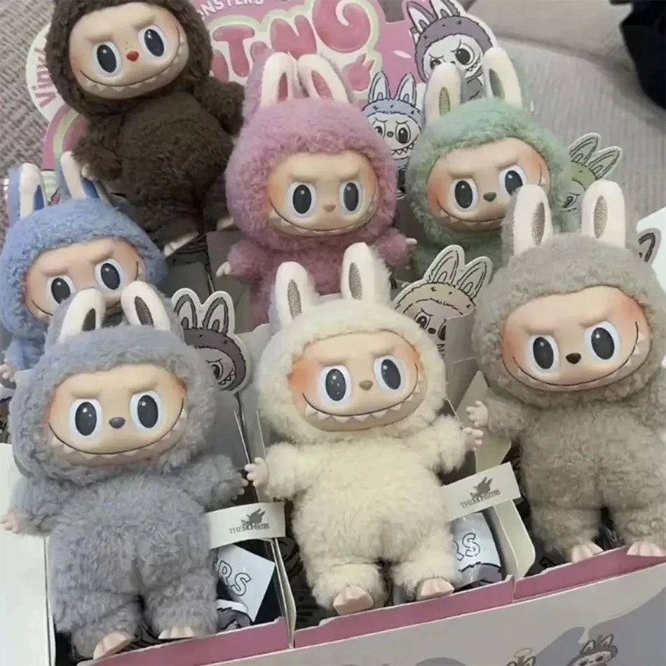 For Popmart Labubu The Monsters Serie Blind box Manga Figurine Collection Cute Doll Collect Desktop Decoration Birthday Gifts