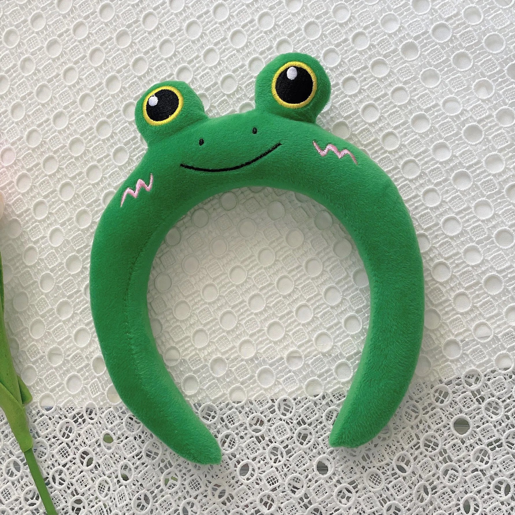 Sanrio Headband Hello Kitty Frog Cute Anime Girl Heart Hair Accessories Women Ornament Toys Girl Charm Gift