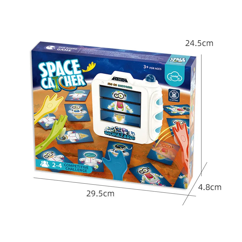 Interactive Puzzle Desktop Kids Toy Strange Hand Hunting Monster Card Toy Space Catcher Camera Family Party Game For 2-4 Players