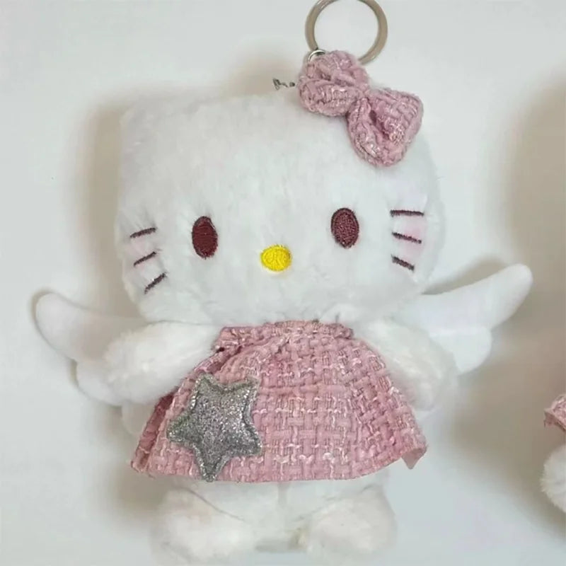 Hello kitty Keychain Toys Anime Peripherals Cute Girls Pendant Cartoon Women Bag Decoration Serie Gift Children Birthday Gifts