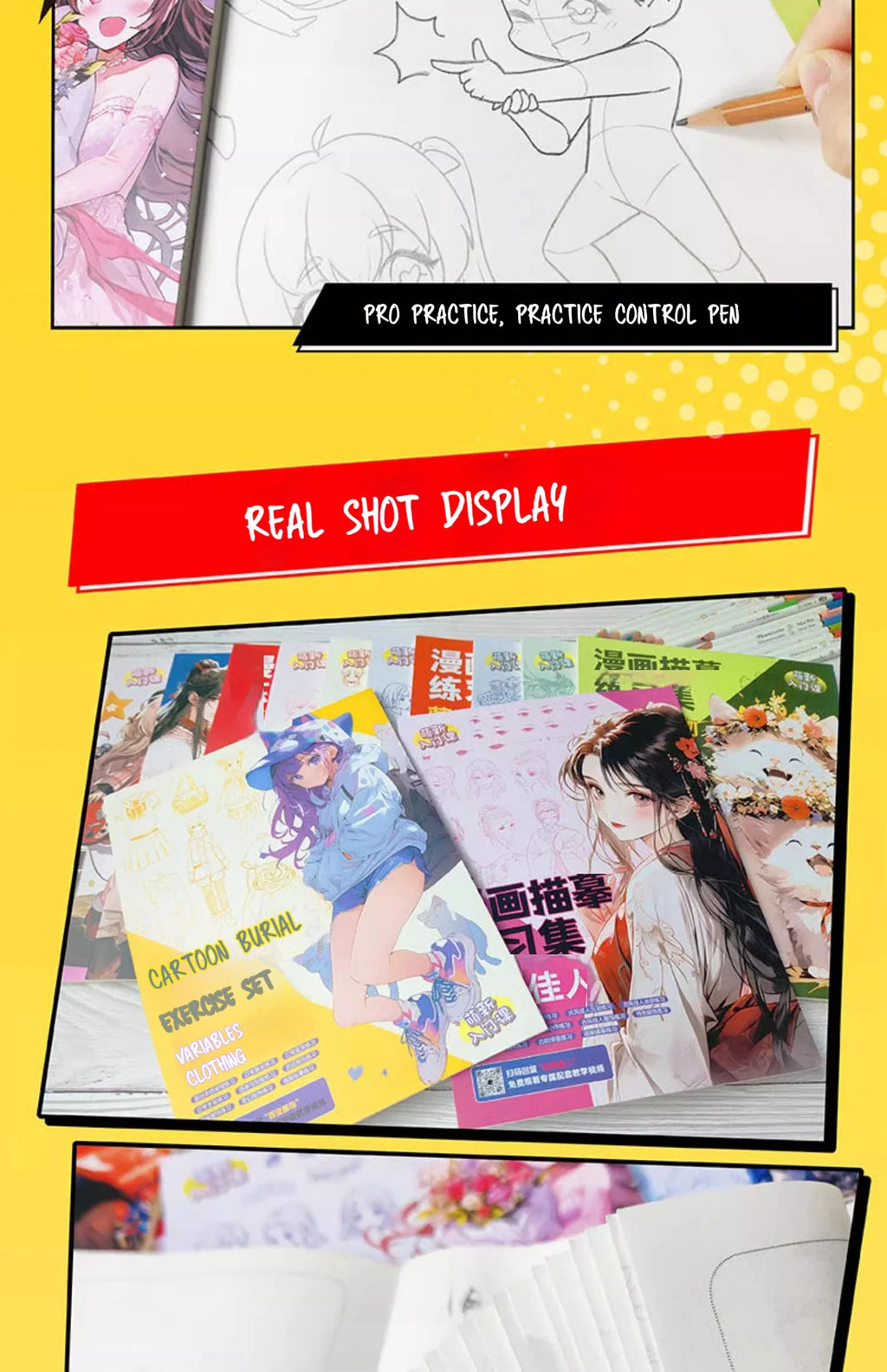 Coloring Book 12 Series Comics Anime Character Watercolor Painting Book Gouache Graffiti Drawing Book Stationery School Supplies