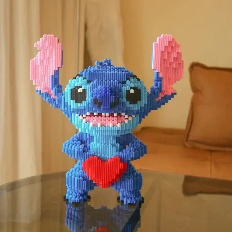 33CM Very Large Stitch StellaLou Building Block DIY Bricks Toy Small Grain Brick  for Kid over 12 Years Adult Gift 3300pcs