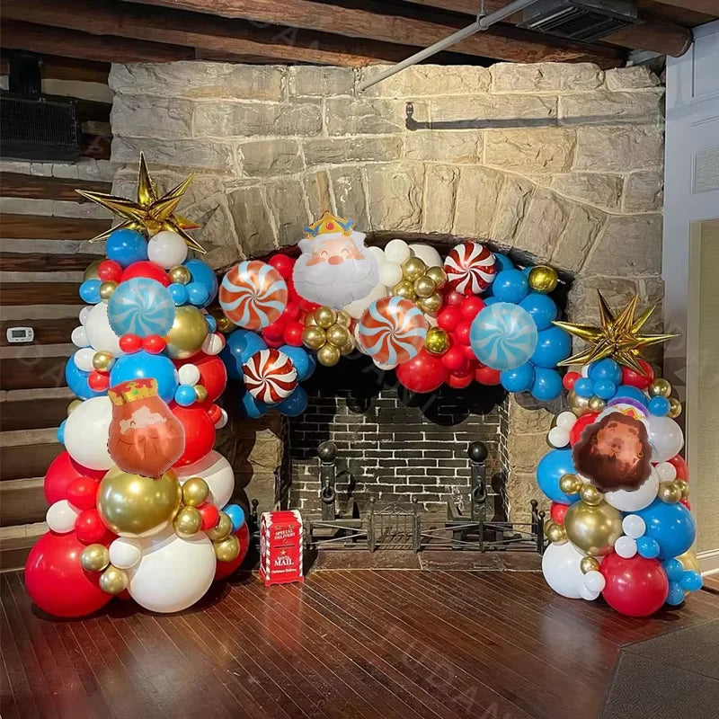 3pcs king heard balloons cartoon king foil ball for happy birthday party baby shower decoration kids toys Helium Air Globos