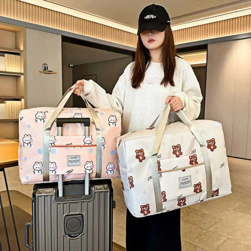 Large Capacity Travel Bag Portable Business Trip Light Portable Student Trolley Case Luggage Bag Maternity Storage Bag for Girls