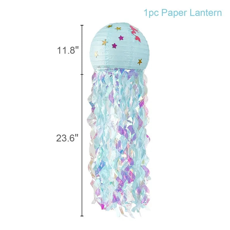 Little Mermaid Party Decor 1st One Birthday Party Kids Girl Mermaid Party Gifts Mermaid Brithday Party Supplies Baby Shower